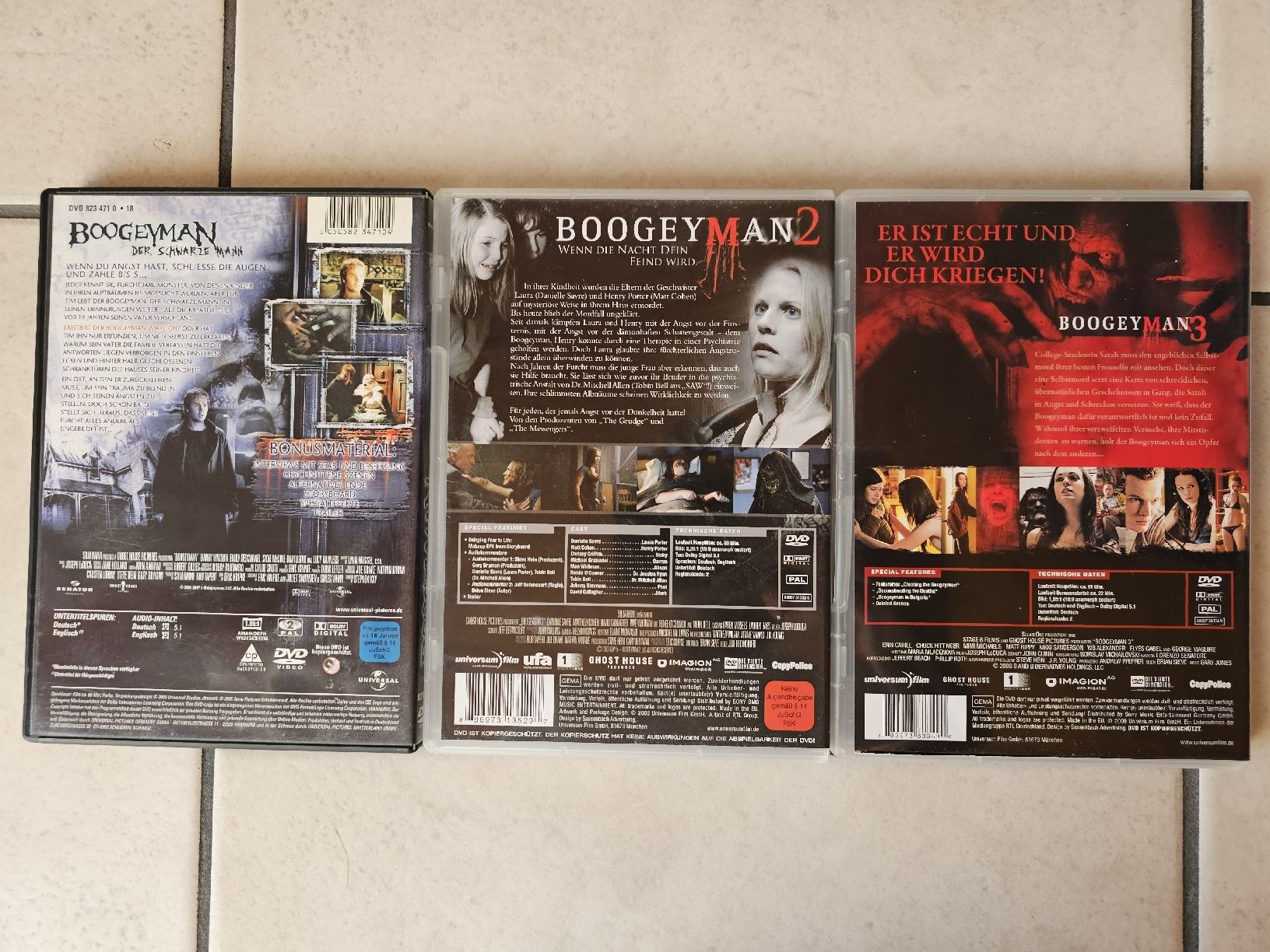 Tutti i DVDs: Boogeyman  -  Teil 1 - 3 – Usato da Schneisingen venduto da backstore24 1