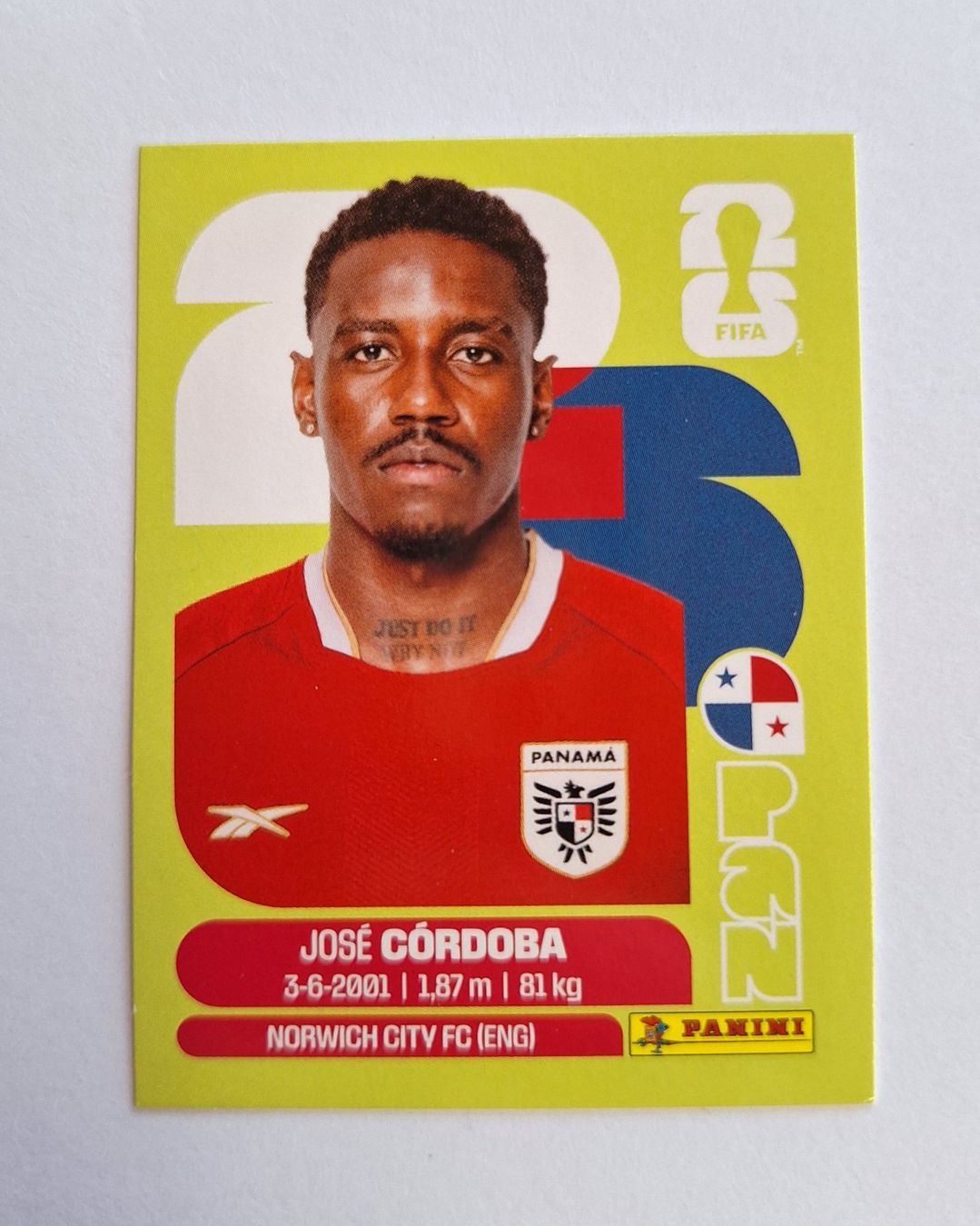 Panini Carte collezionabili: Panini José Córdoba PAN 8 – Nuovo (secondo la descrizione) da Romanens venduto da Crocette
