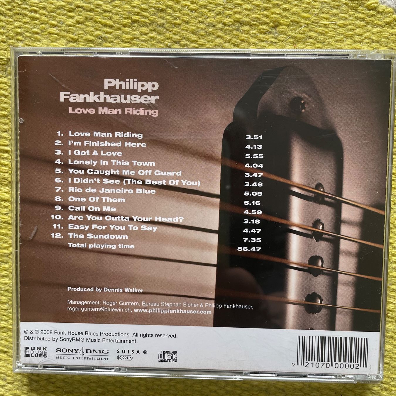 CDs: PHILIPP FANKHAUSER-LOVE MAN RIDING – Gebraucht aus Rorschacherberg von CD-Roli 1