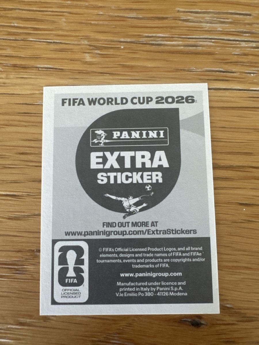 Panini Carte collezionabili: Panini Extra Sticker Christiano Ronaldo World Cup 2026 Basic – Nuovo e nell'imballaggio originale da Grandson venduto da Carpal 1