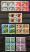 Schweiz 1988 EUROPA, Pro Patria, Umweltschutz 7x 4er-Blöcke
