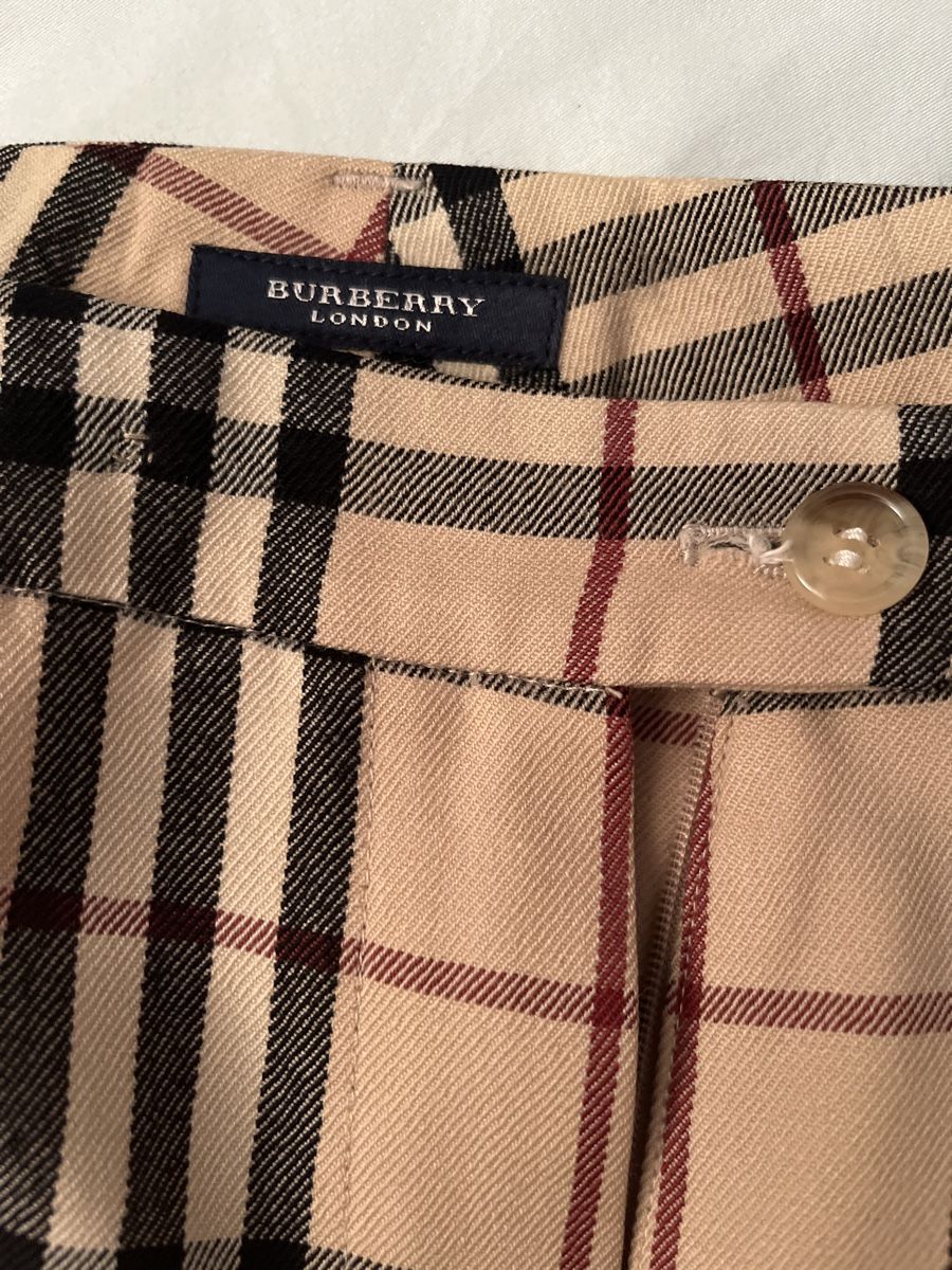 Burberry Pantaloni: VINTAGE pattern Burberry woollen trousers – Usato da Rüschlikon venduto da ant_5v7g 3