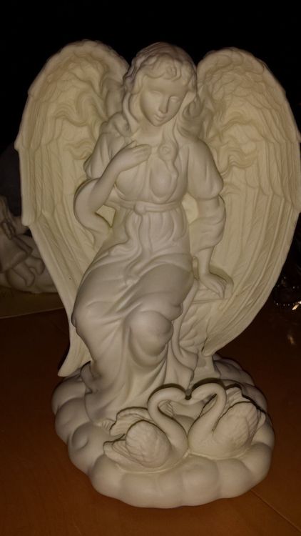 ENGEL WEIHNACHTSENGEL KERZENSTÄNDER Holzfigur Erzgebirge Weihnachtsdeko Figur 115953686914
