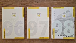 3x Jahrbuch Schweizer Briefmarken 1996 - 1998