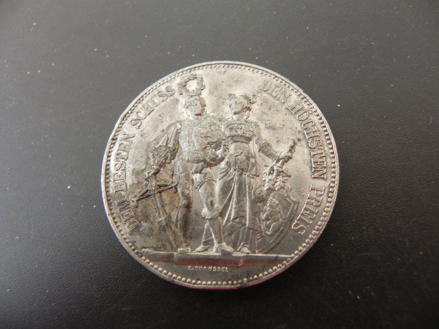 Medaglie: Medaille Eidg. Schützenfest in Bern 1885 – Usato da Biel/Bienne venduto da Gogolozi 1