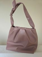 Hand-Schultertasche in altrosa