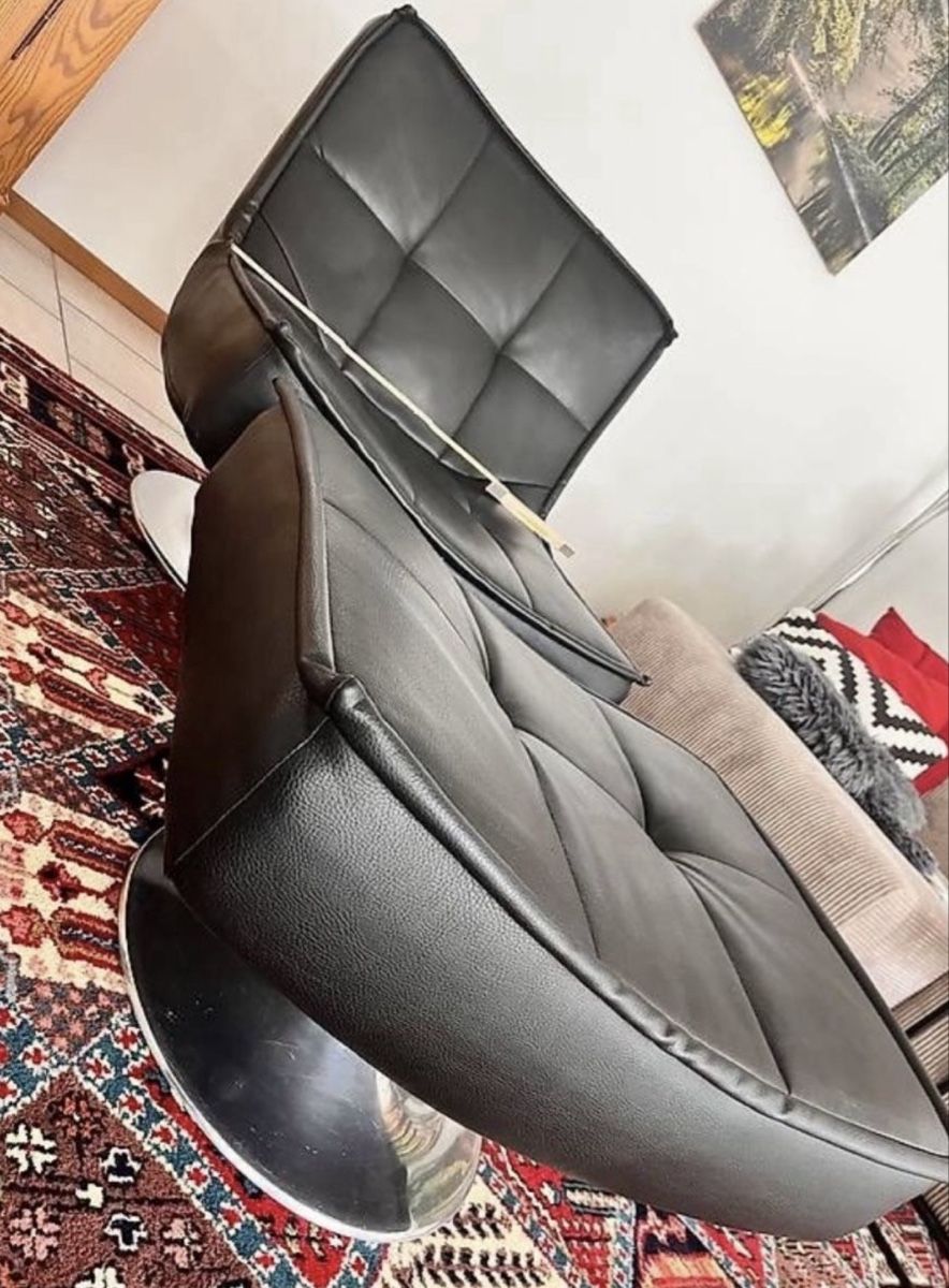 Poltrone: Echtledersessel 70er Design – Usato da Zürich venduto da so4