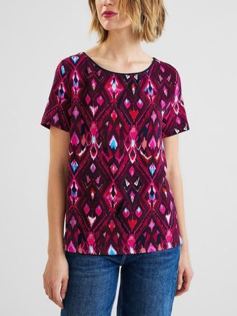 STREET ONE  🩷💙❤️ top shirt tamed berry     Grösse  L