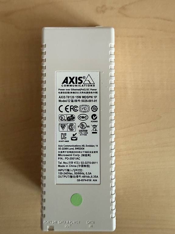 Axis Sistemi d'allarme: AXIS Q3505-VE 9MM Netzwerk Kamera – Usato da Reutlingen (Winterthur) venduto da donmasi 3