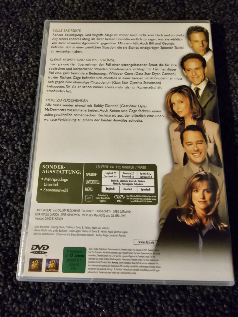 Tutti i DVDs: Ally McBeal - Staffel 1.20-1.22 – Usato da Ruswil venduto da jan_bxl5 1