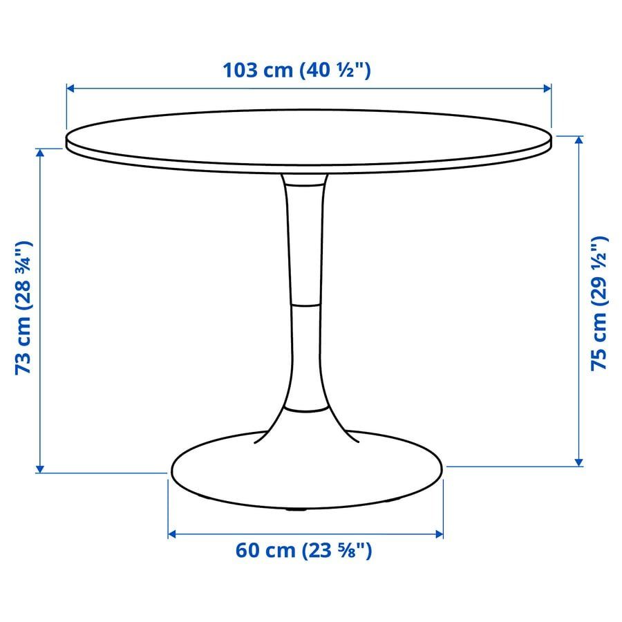 Ikea Tavoli: Table ronde blanche – Usato da Cormondrèche venduto da pat_8ghb 1