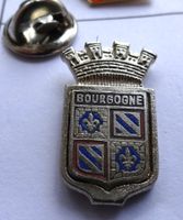 Pin Wappen BOURGOGNE Silbrig