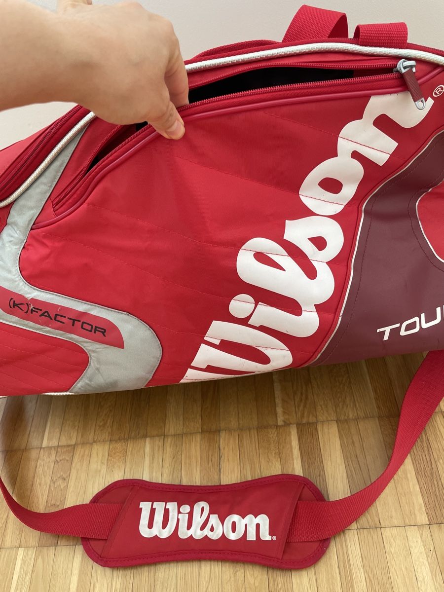 Wilson Taschen: Wilson Tour K Factor Tennis Bag Red – Gebraucht aus Neuchatel von shi_9fzw 6