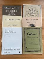 6 x Noten für Gitarre und Flöte