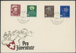 1949 - Pro Juventute - Ersttagsbrief FDC ET - deutsch · dt