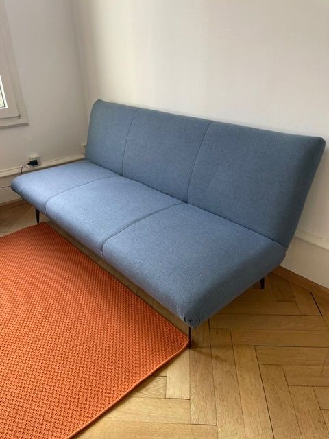 Pfister Divani: Sofa blau schlichtes Design gebrauchter Zustand – Usato da Basel venduto da Basel-4058 2