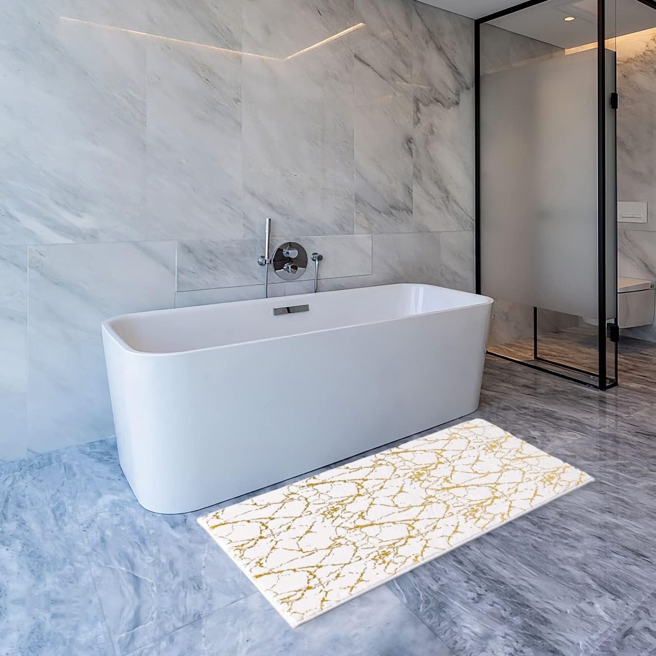 Tappetini fitness: Badezimmerteppich, 60 x 120 cm – Nuovo e nell'imballaggio originale da Nuglar venduto da SaleRitter
