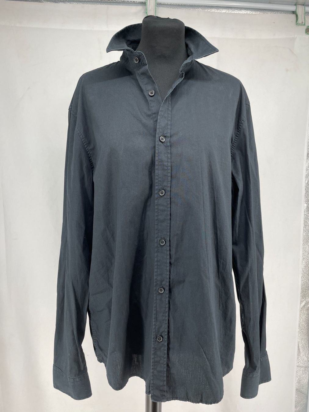 Camicie: PIER ONE chemise noire – Usato da Lausanne venduto da PlusValue_Lausanne