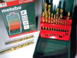 Metabo Metallbohrer HSS-TIN 19-tlg. 1-10 mm x0.5  / NEU +OVP