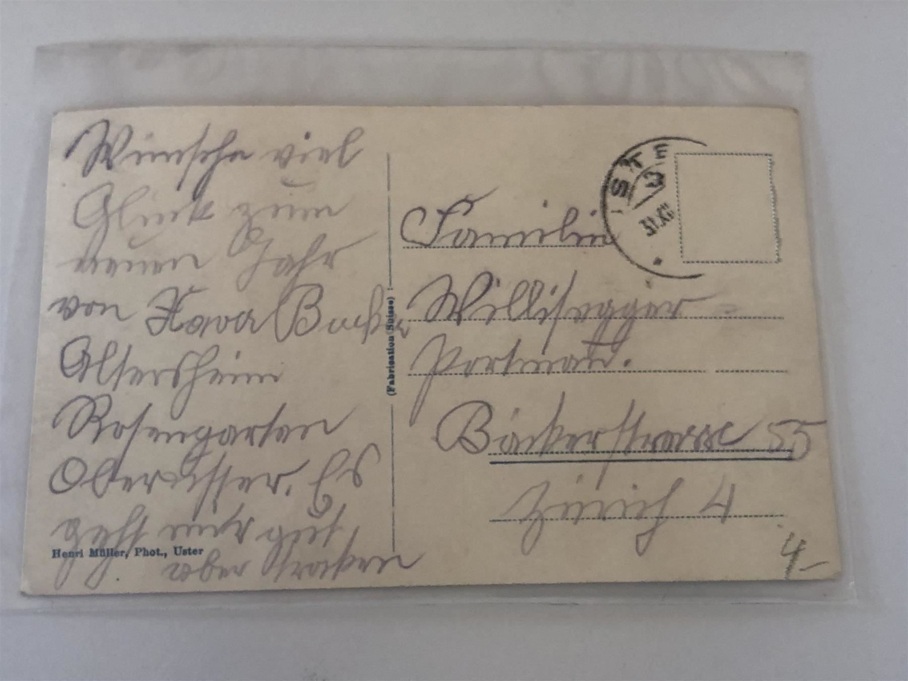 Cartoline postali: Altersheim in Oberuster von 1930 – Usato da Lufingen venduto da Rac0 1