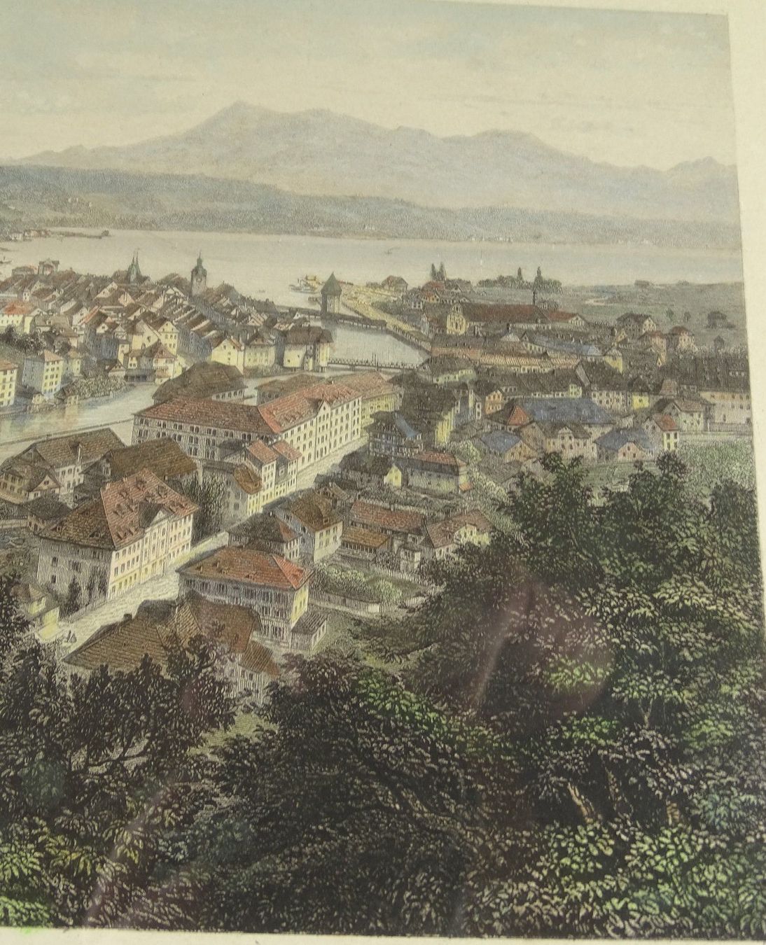 Stiche: LUZERN, STAHLSTICH UM 1850 – Gebraucht aus Grüningen von Kartensammler 4