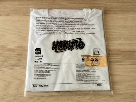Naruto x Burger King T-Shirt Weiss Grösse M