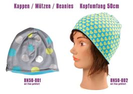 Beanies / Kappen / Mützen Grösse 50