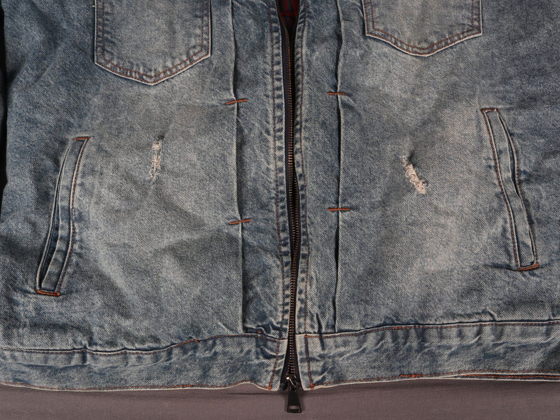 Jacken: REBEL Jeansajacke – Gebraucht aus Steinen von Restwert_Steinen 4