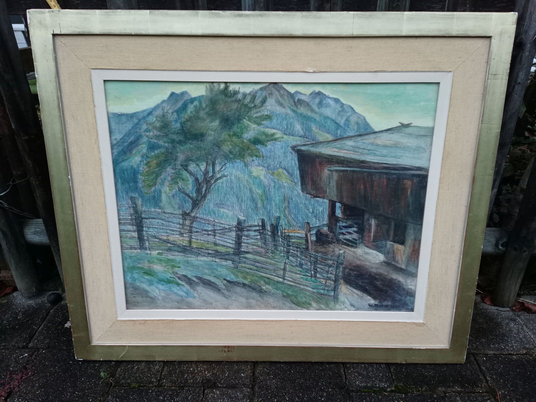 Dipinti: Walter Rupp - grosses Landschaftsbild – Usato da Altstätten SG venduto da GGsGameshop 1