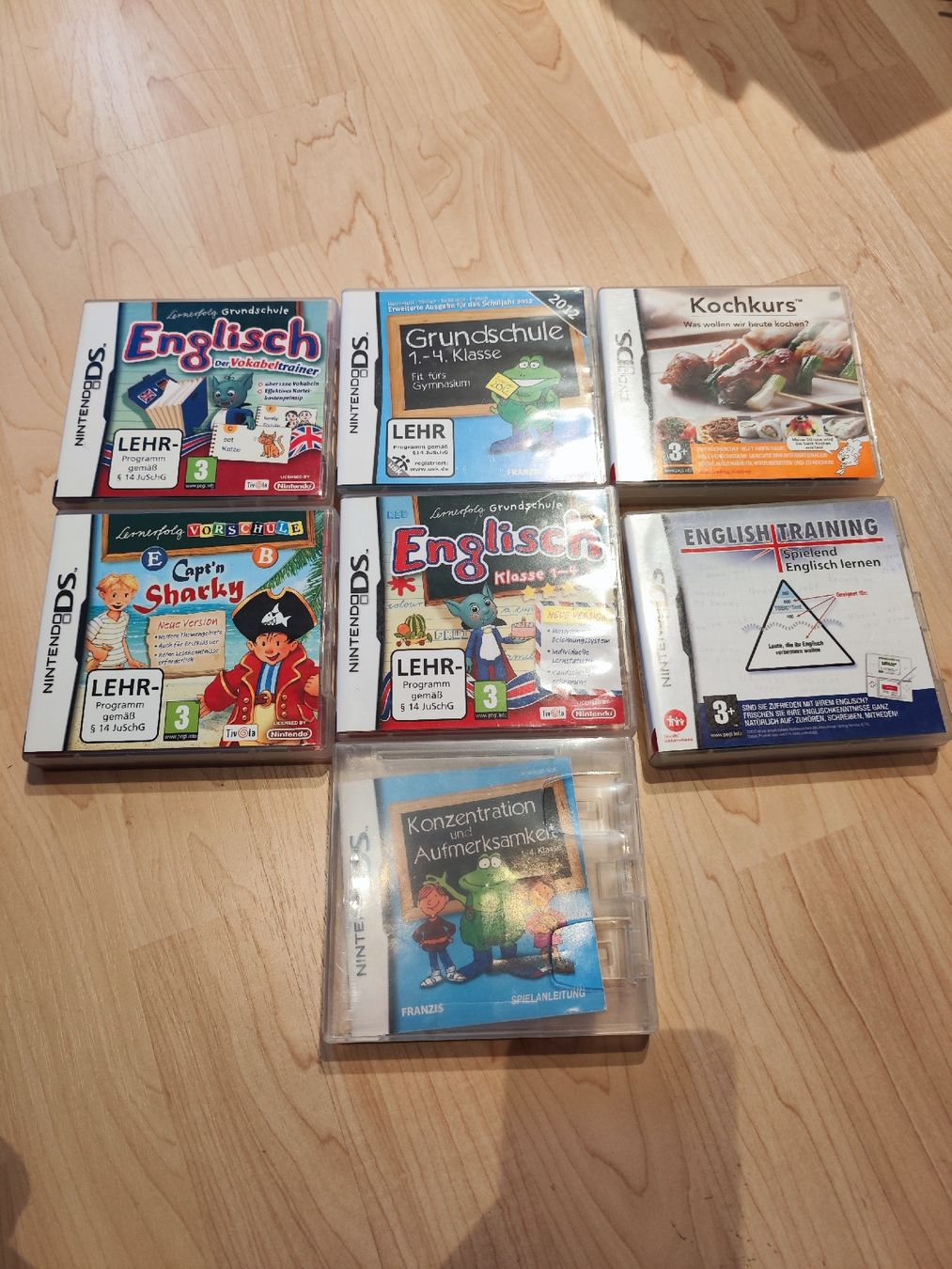 Spiele: Nintendo DS 7 Spiele Konvolut – Gebraucht aus Dinhard von seuzacher
