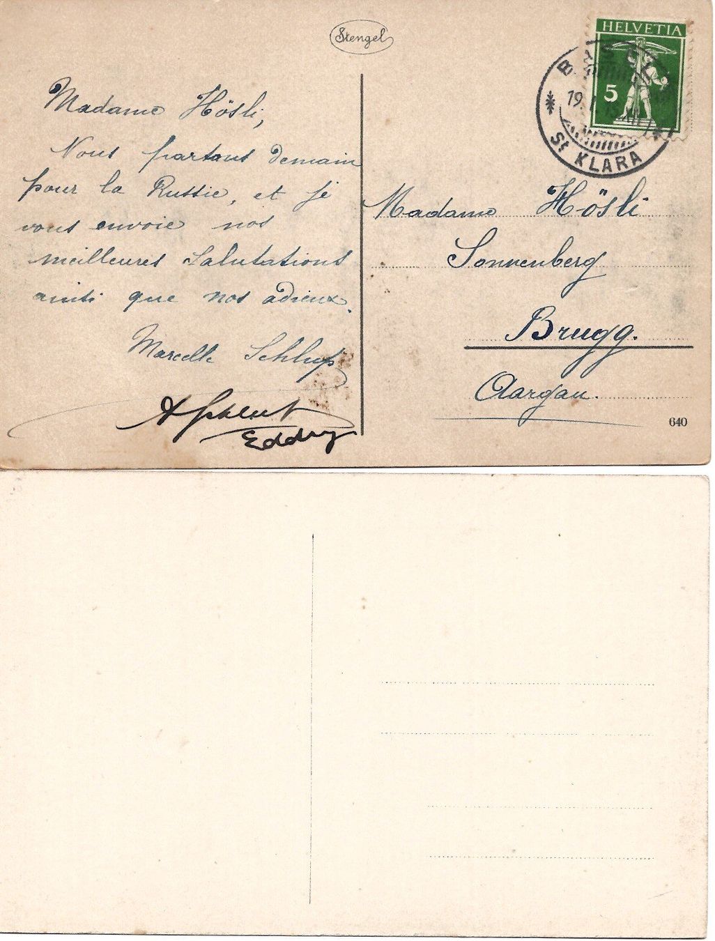 Cartoline postali: AK Basel schwarz/weiss – Usato da Brunnadern venduto da eichmann.anton 7