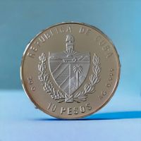 Kuba 10 Pesos Silber 999 fein 20 Gramm VZGL