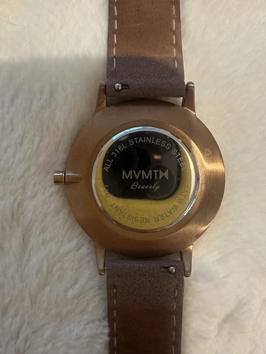 Orologi: Stylish MVMT Boulevard Watch - Brown Leather Strap! – Nuovo (secondo la descrizione) da Sorengo venduto da dis_tfq6 1