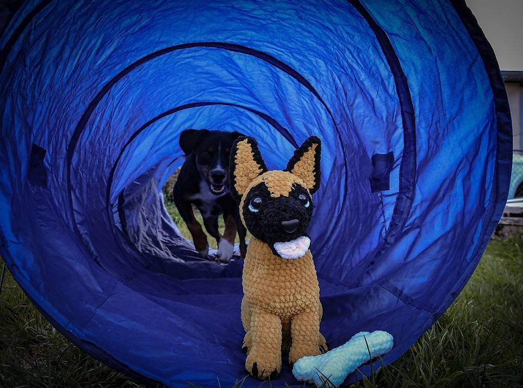 Alle Dekorationen: Gehäkelter Malinois – Neu und originalverpackt aus Meiringen von Flauschfarm 1