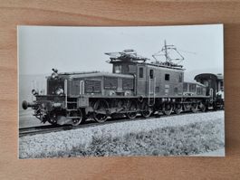 Fotokarte Bahn Schweiz, SBB Lokomotive Krokodil