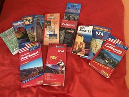 Strassen- und Landkarten USA/Westen