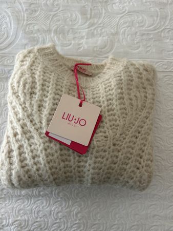 Maglione Liu Jo Junior a trecce color burro – 10 anni – nuov