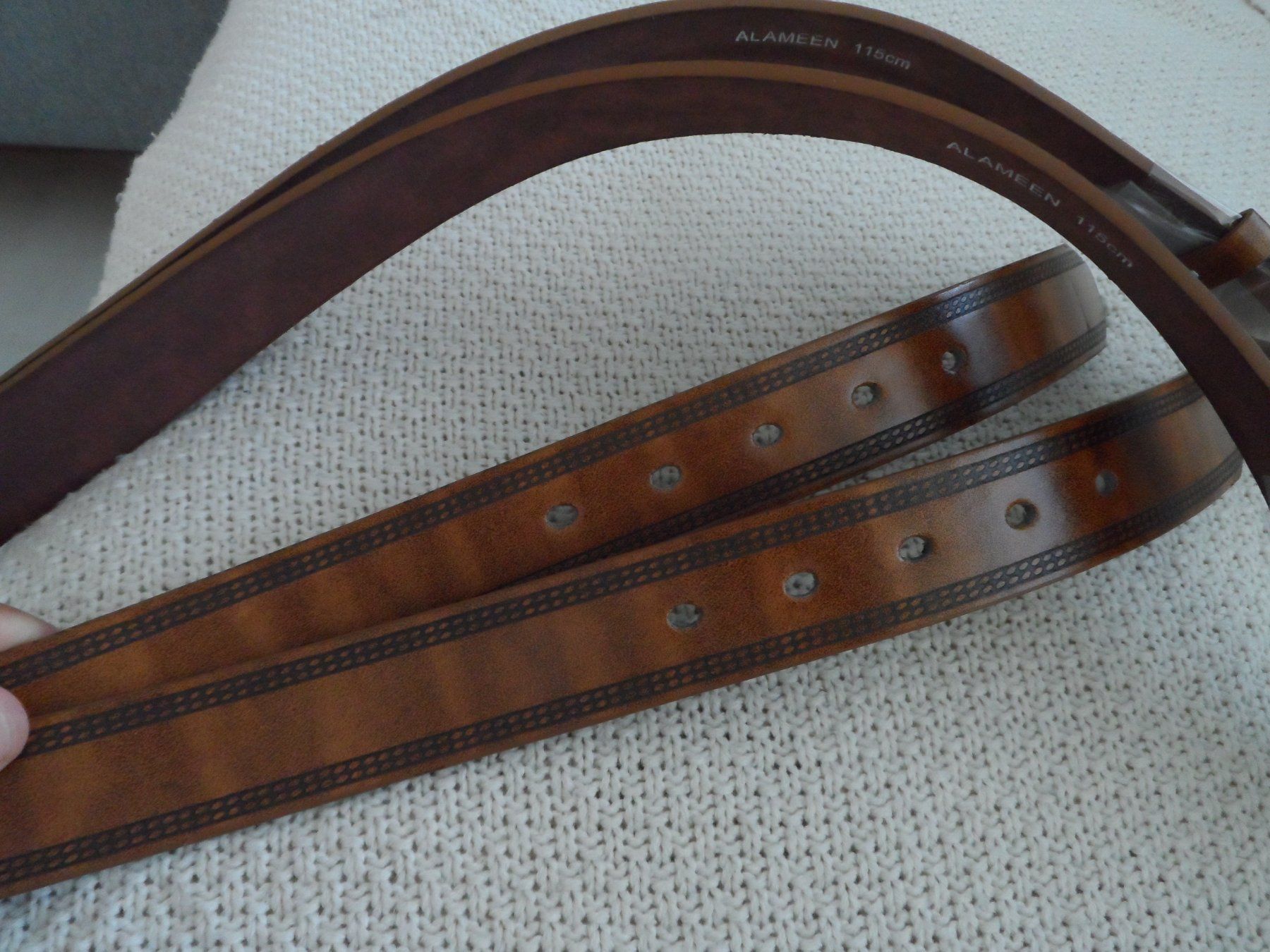 Cinture: 2 XHerren Gürtel Neu,115cm – Nuovo e nell'imballaggio originale da Riehen venduto da tamola67 3
