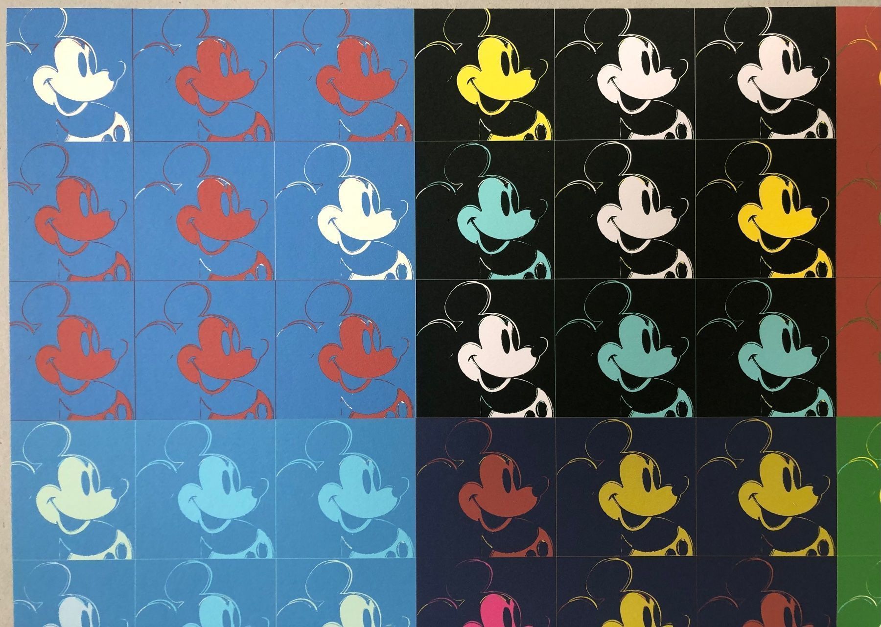 Dipinti: Andy Warhol: Mickey Mouse, POP Art 318/2400 – Nuovo (secondo la descrizione) da Meilen venduto da Smgdesign 3