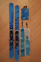 Völkl One Freerideski mit Rahmenbindung und Fell