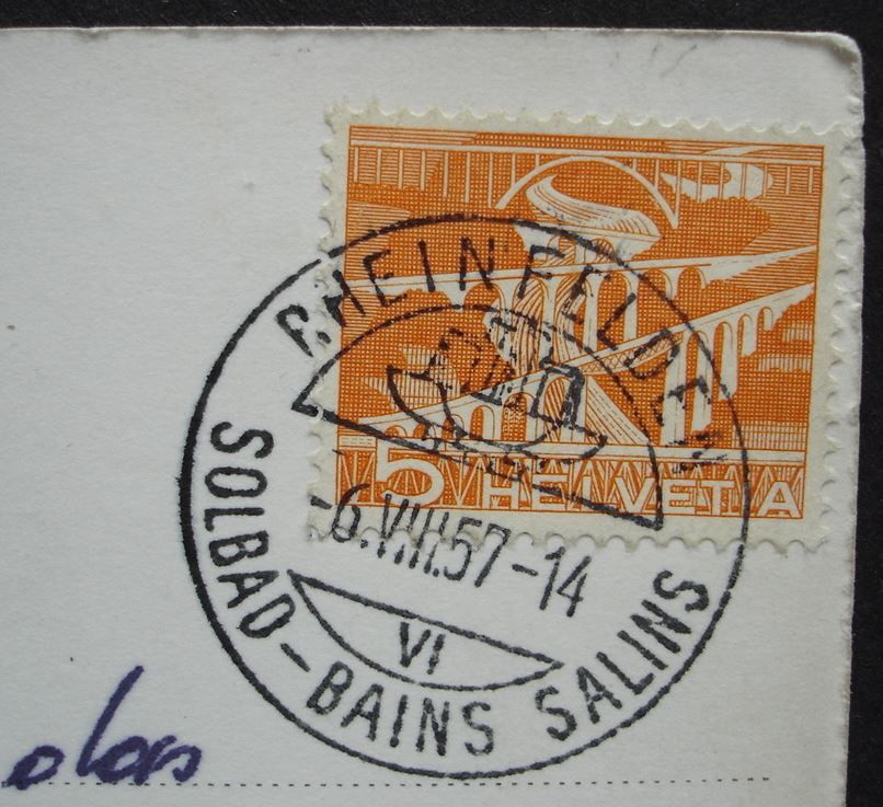 Cartoline postali: RHEINFELDEN Flugaufnahme – Usato da Jona venduto da philajona 1