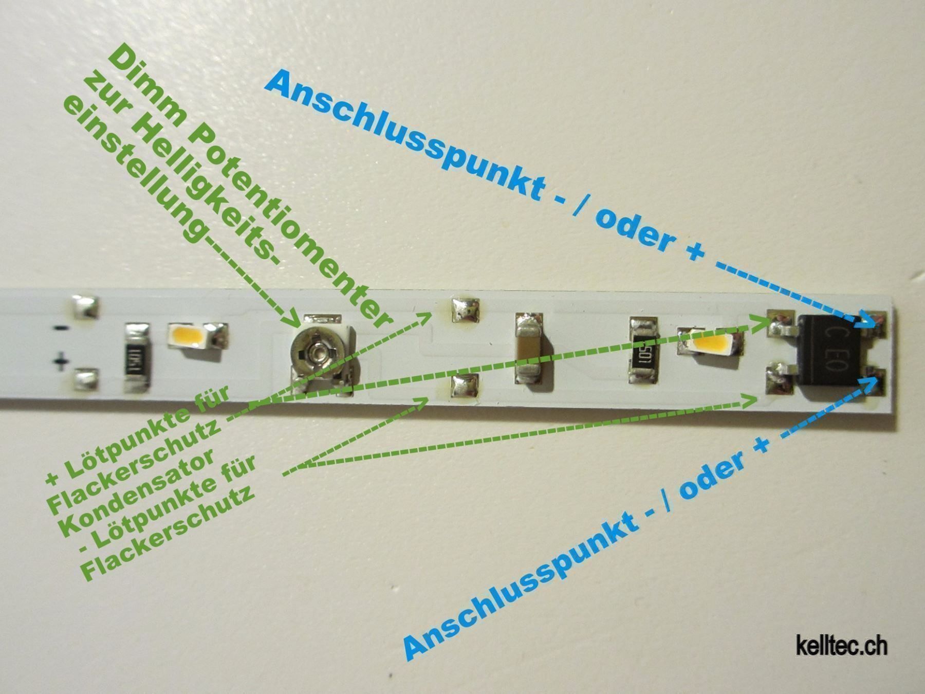 Märklin Modellini di ferrovie: 10 Stk. KELLTEC LED Stäbe gelb dimmbar! 0-24 Volt AC/DC – Nuovo e nell'imballaggio originale da Dittingen venduto da Beamsplitter 5