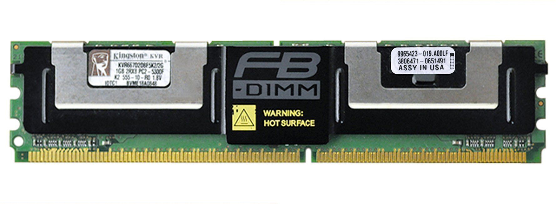 Kingston Dischi rigidi: KVR667D2D8F5K2/2G Kingston 2GB Kit – Usato da Berikon venduto da m1l3n