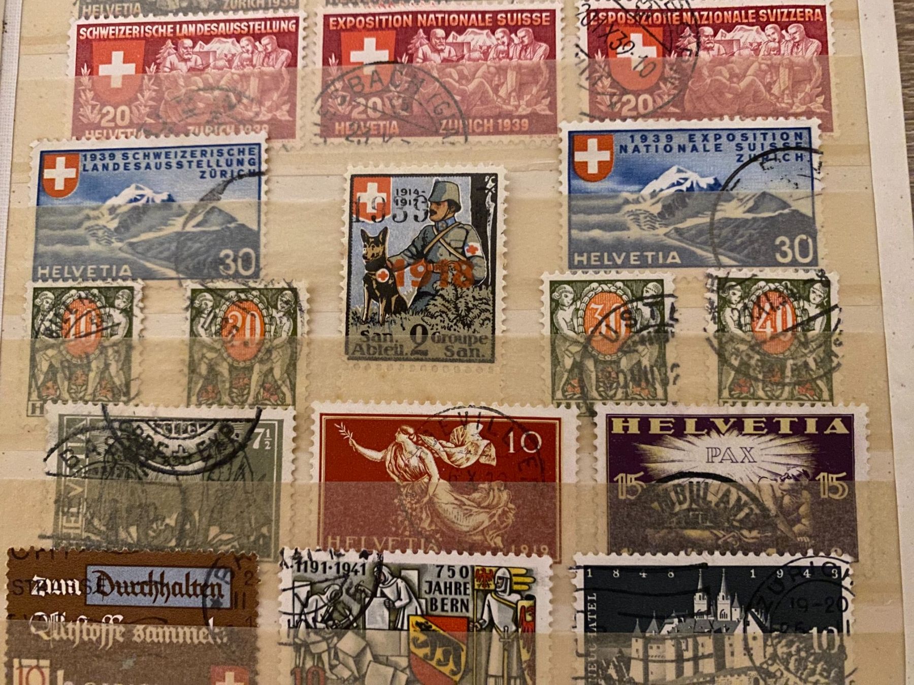 Tutti i francobolli: verschiedene briefmarke – Usato da matten b. interlaken venduto da jfran17 2