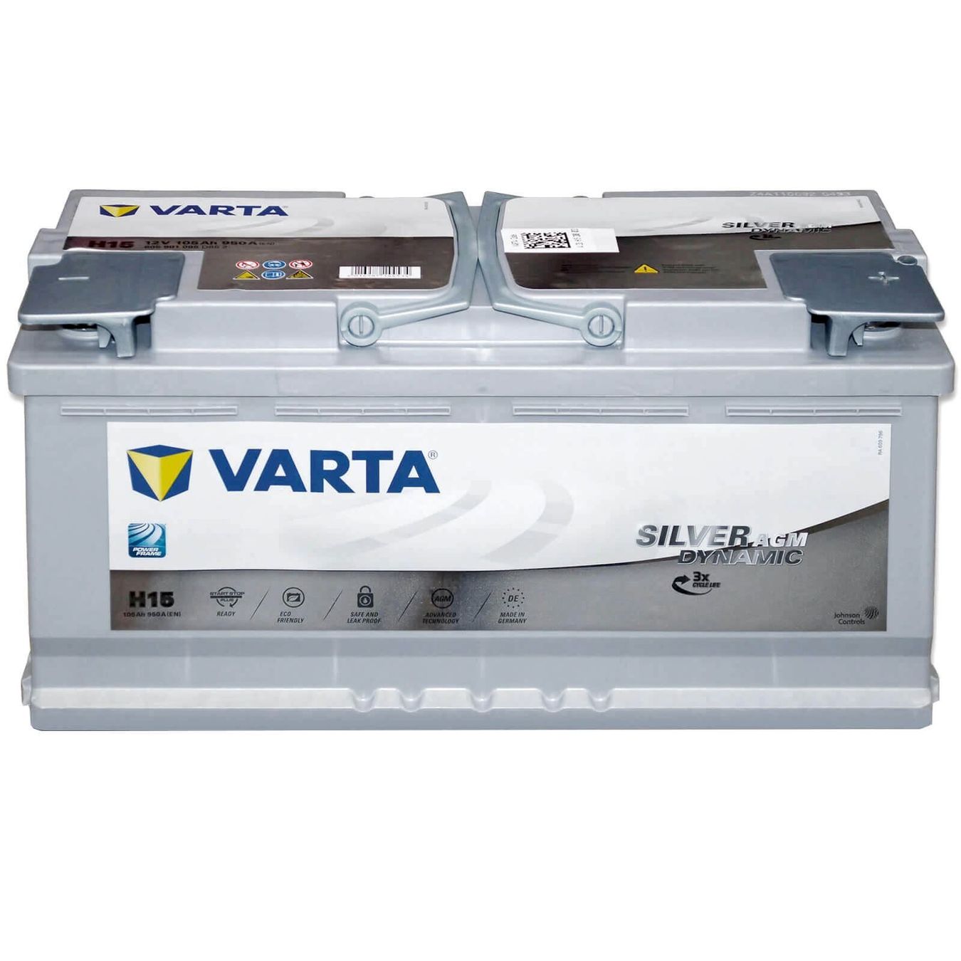 Varta Batterie: Varta Silver Dynamic AGM 12V 105Ah H15 – Nuovo e nell'imballaggio originale da Bottighofen venduto da zaap