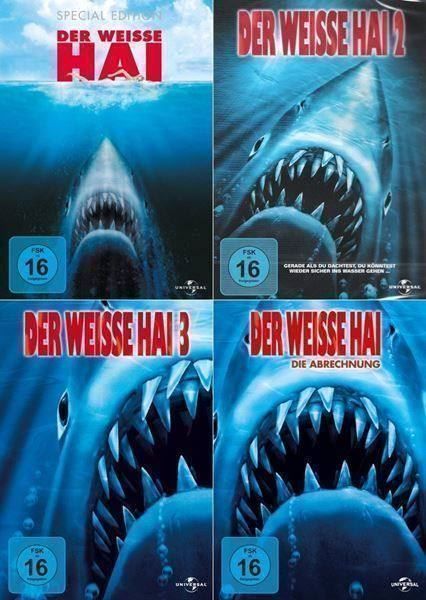 Tutti i DVDs: DER WEISSE HAI Complete Collection 1-4 – Nuovo e nell'imballaggio originale da Eschen venduto da 33shaggy33