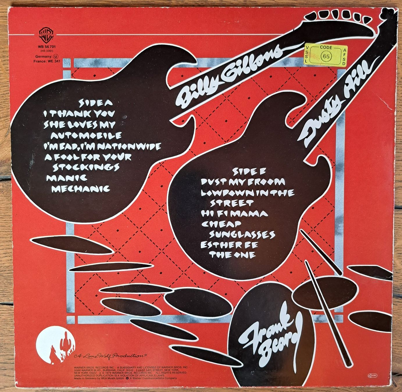 Dischi in vinile: ZZ Top - Deguello – Usato da Meggen venduto da Ricardokoch 1