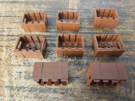 lego 30150 lot de 8 pièces Reddish Brown Container, Crate