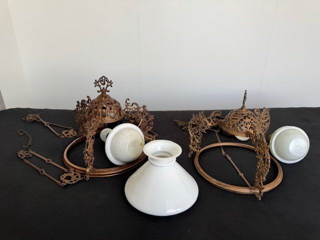 Lampadari & plafoniere: Antike Jugendstil Deckenlampe – Usato da Hemishofen venduto da lupo614
