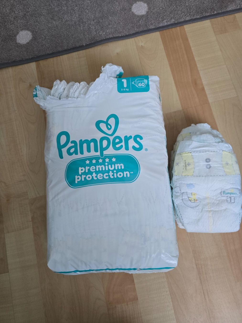 Pampers Secchi per pannolini & Pannolini: Pampers Premium Protection Gr. 1 – Usato da Uetendorf venduto da baumstamm3